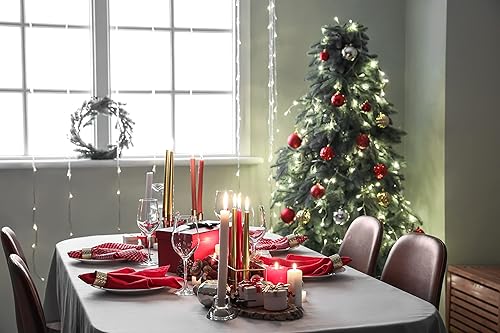 Vista 76 de Ruvanti Servilletas de algodón 12 unidades, servilletas de tela suaves y cómodas, servilletas de lino de calidad hotelera de lujo – Servilletas