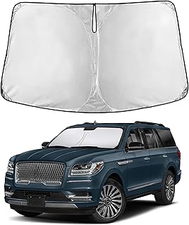 EcoNour Windshield Sunshade Compatible for Lincoln Navigator 2018-2024 2025