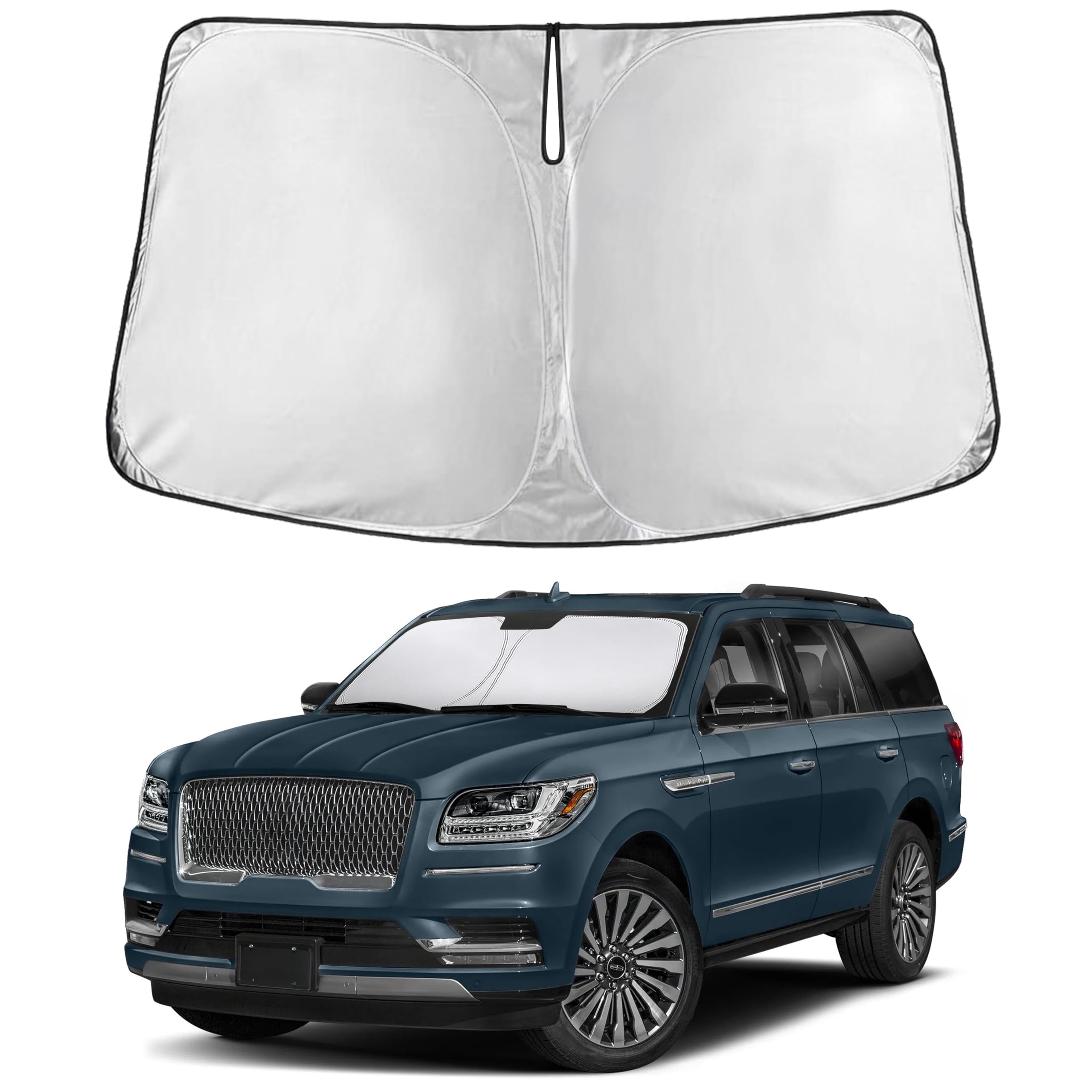 EcoNour Windshield Sunshade Compatible for Lincoln Navigator 2018-2024 2025