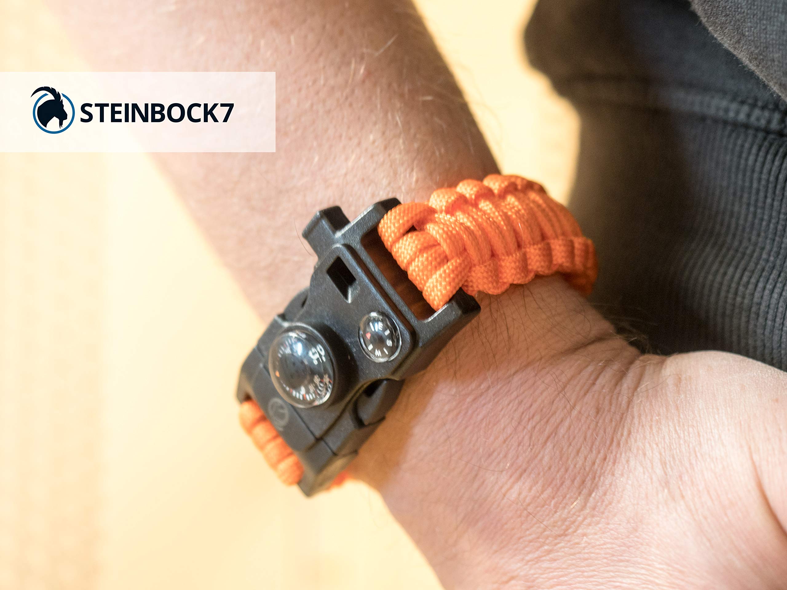 Matterhorn 16in1 All-in-One Paracord Armband, widerstandsfähig, Mini-Multitool, Survival Gadget
