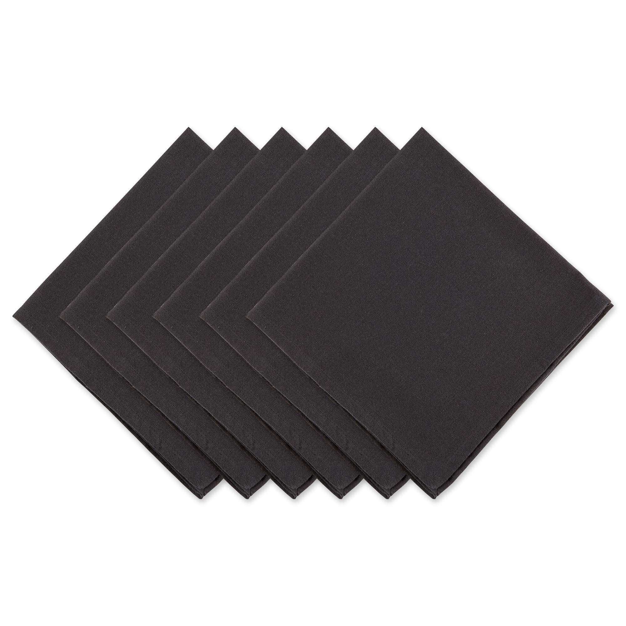DII Solid Napkin Set Collection, 20x20, Mineral, 6 Piece