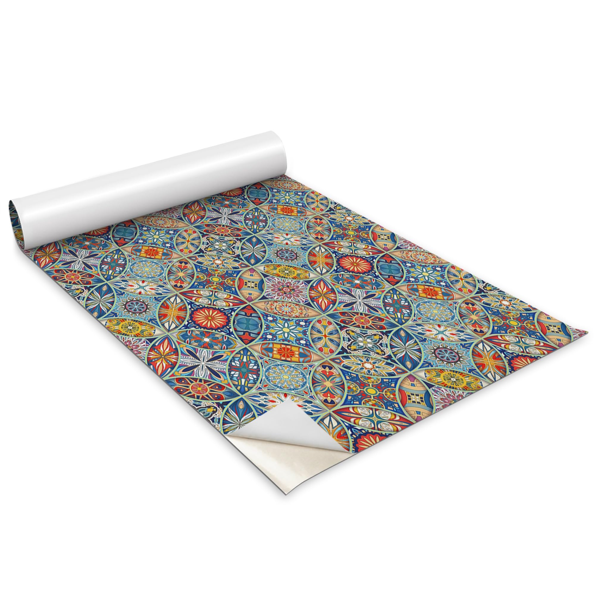 Papel pintado autoadhesivo para muebles viejos solución mate antimanchas de 100x50 cm 1