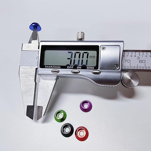 Miniatura 6 de 60 piezas Arandelas de avellanado de copa de cono M3, aleación de aluminio anodizado, juntas de arandelas de cabeza, cuña de taza para tornillo