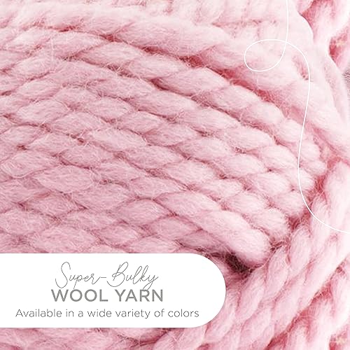 Vista 431 de Lion Brand Yarn Wool-Ease Thick & Quick Yarn - 318.2 ft, Graphite Grafito