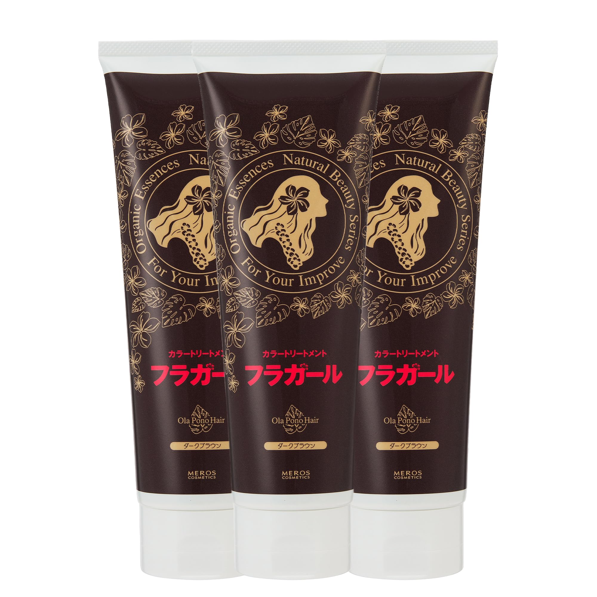 Amazon | フラガールカラートリートメント ダークブラウン【同色3本