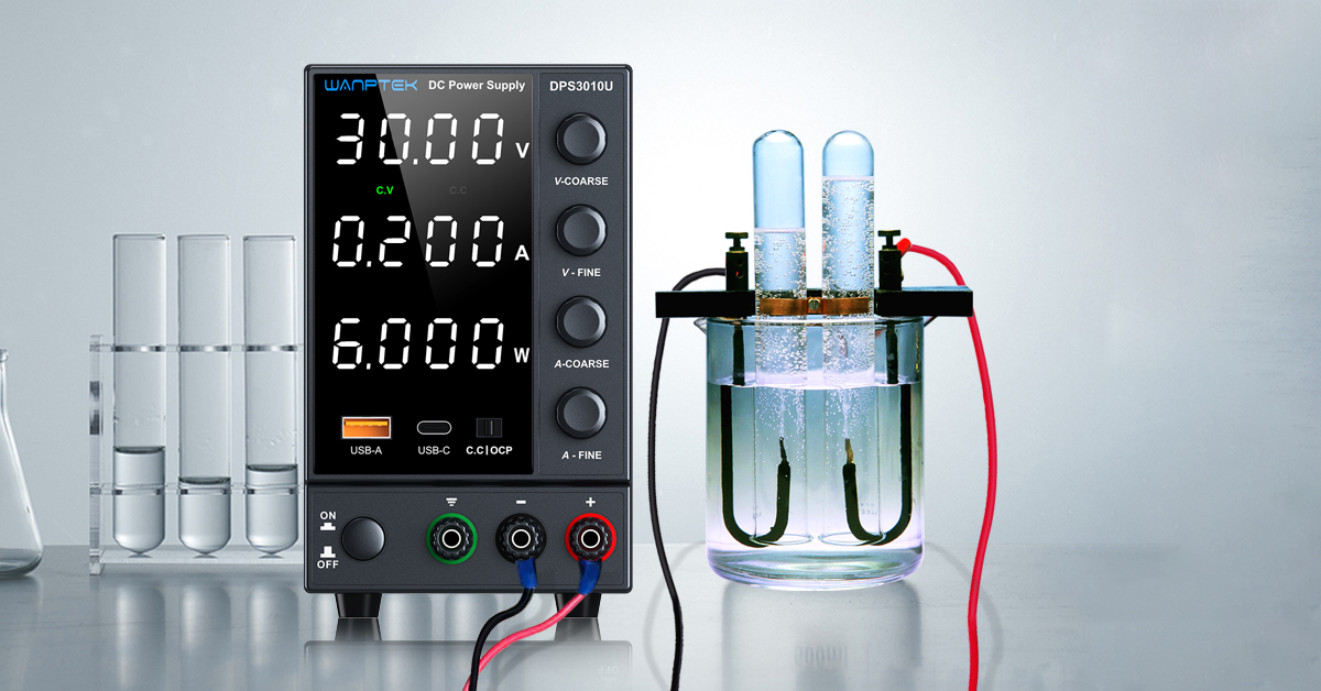 Image of DC Power Supply Variable 0-30V 0-5A, Adjustable Regulated Bench Power Supply with Encoder Knob Coarse & Fine Adjustment, OCP Protection,5V /3.6A USB & Type-C Fast Charge for Lab Testing & Repair