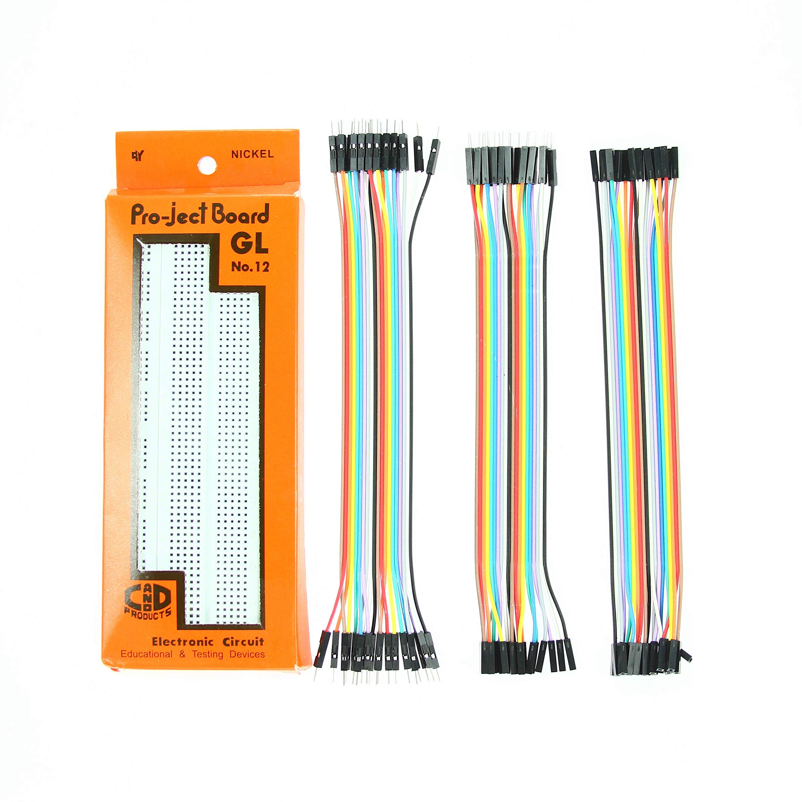 Techleads 840 Points Breadboard With Jumper Wires Set (60 Pcs) (B085MDRHDJ) Amazon Price History, Amazon Price Tracker