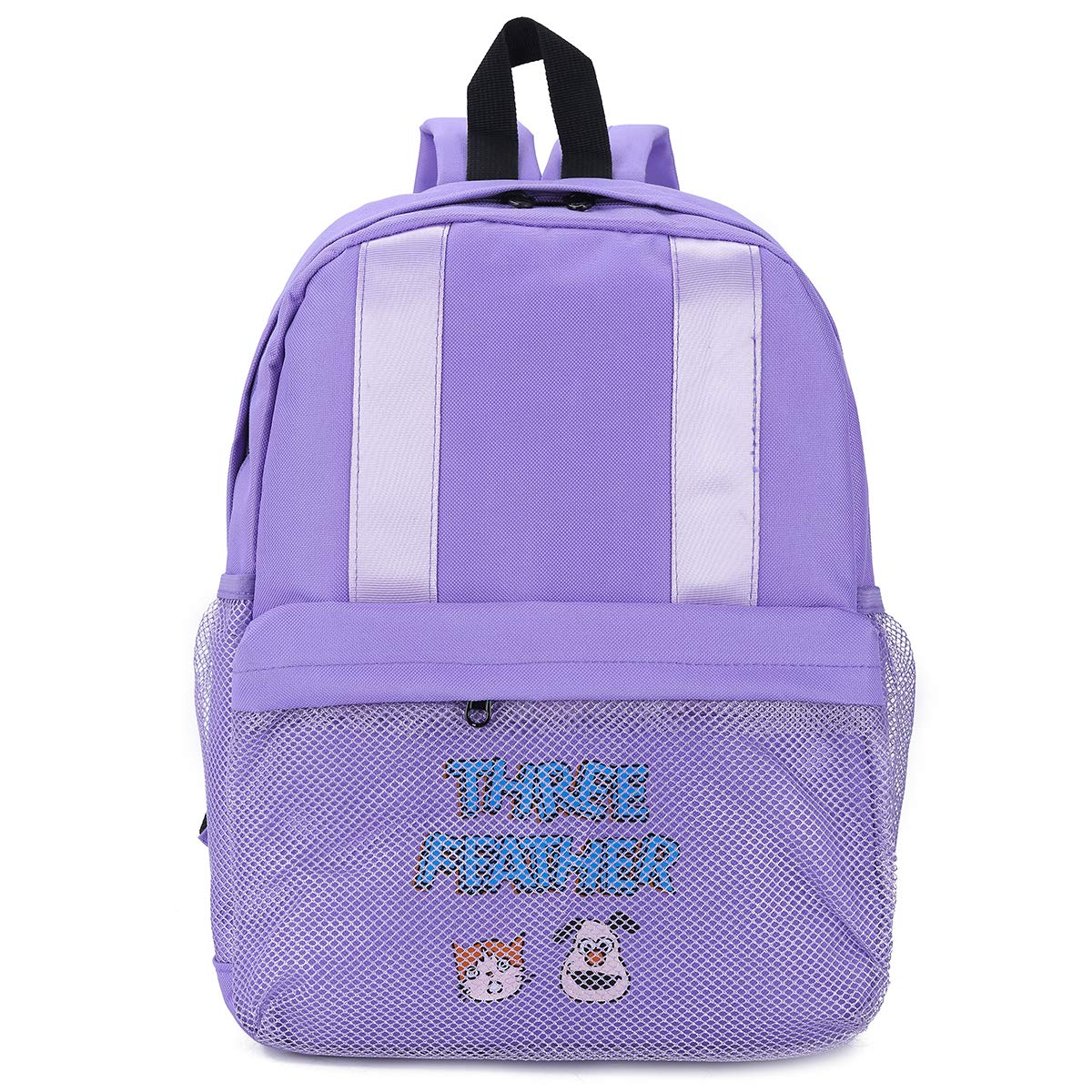 TinytotSchool Bag School Backpack College Backpack Multipurpose Backpack Picnic Bag for Boys & Girls (Light Purple) 15 L