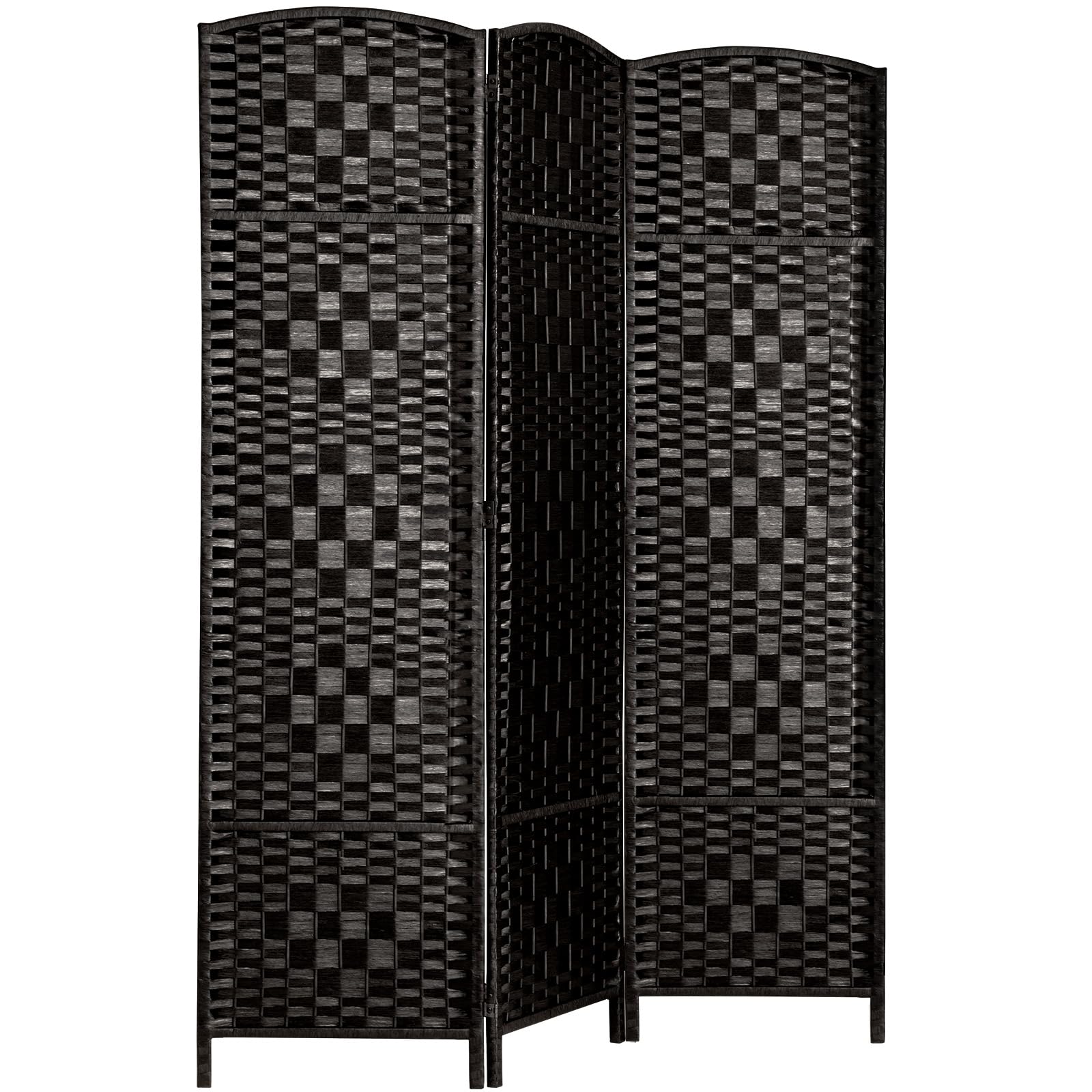 Rose Home Fashion 6 ft Tall Room Divider, Room Dividers and Folding Privacy Screens, 15.7in Privacy Screen 3 Panel Partition Temporary Wall Separation