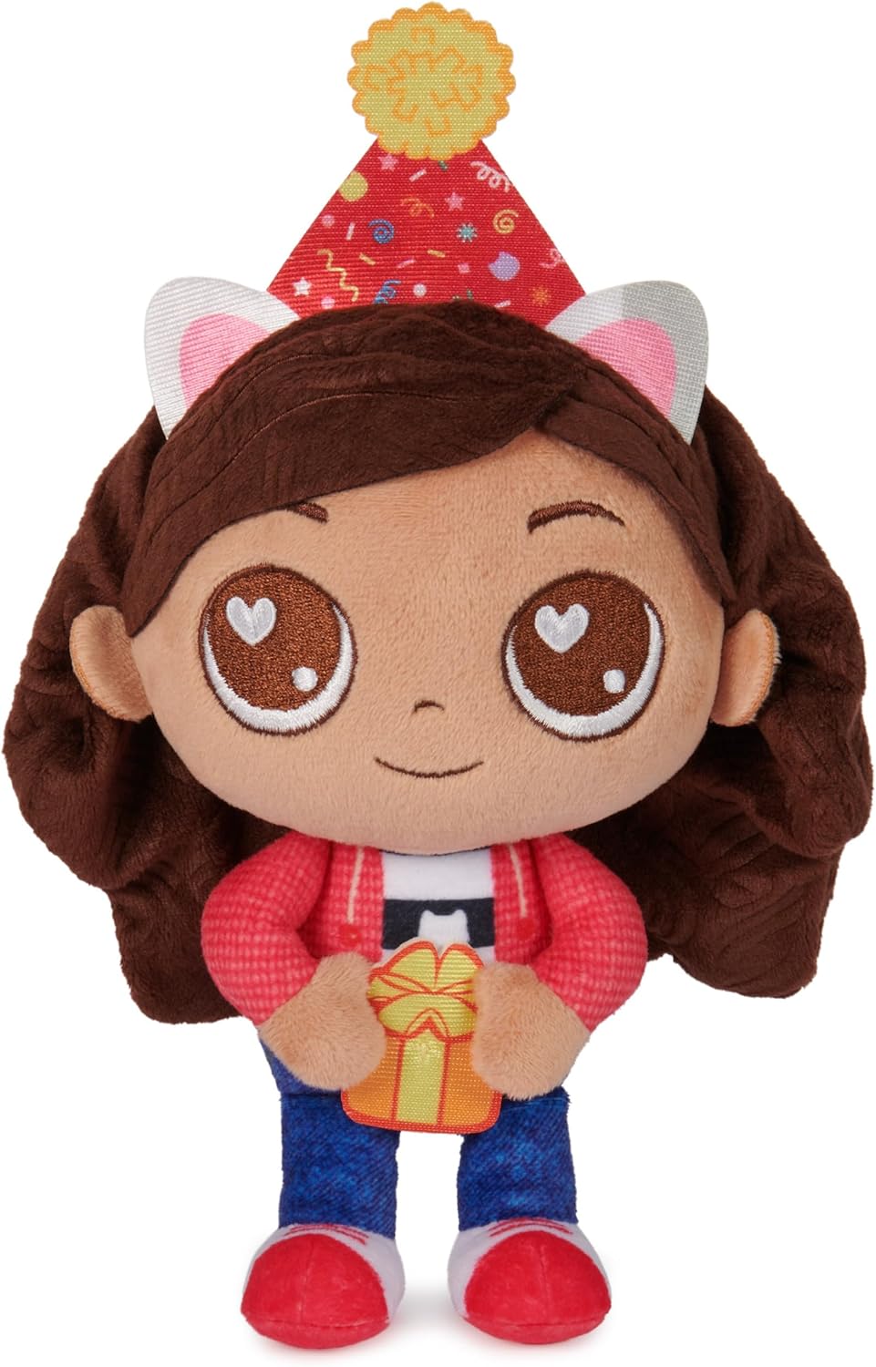 Gabby’s Dollhouse, Celebration Series 9-Inch Tall Gabby Girl Plushies, Kids Toys for Girls & Boys Ages 3 and Up