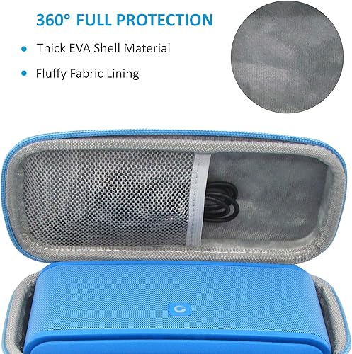 Miniatura 4 de Caso para Doss SoundBox Touch Bluetooth inalámbrico V4.0 Altavoz portátil Protector Duro EVA Viaje A prueba de golpes Estuche de transporte Funda de