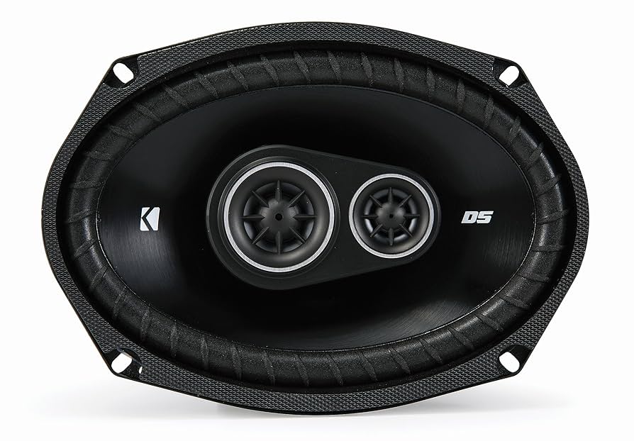 KICKER D-Series 6x9 360W 3-Way Speakers with PEI Dome Tweeters