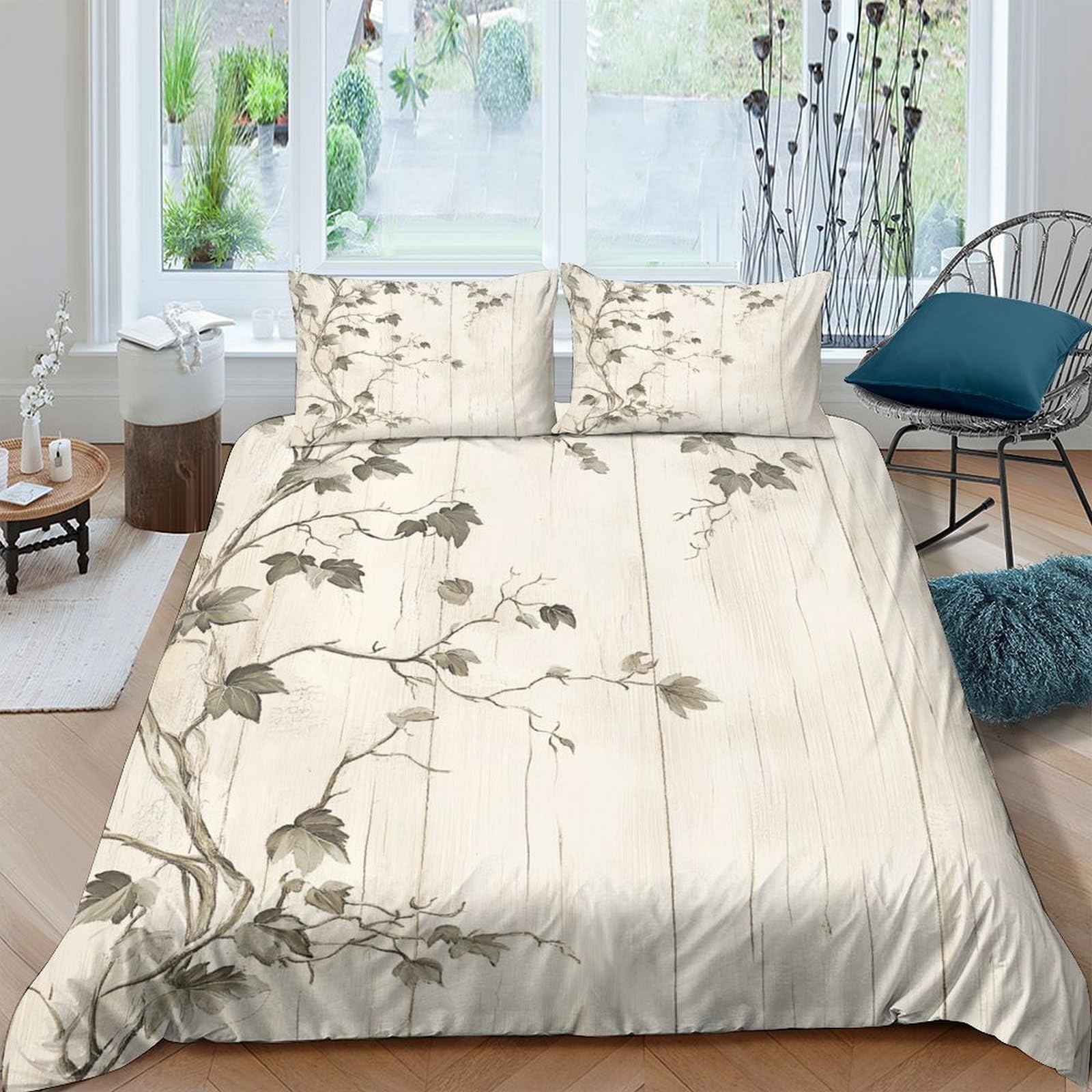 Ctjqhvkz Style-9 3D Printed Ink Bamboo Fitted Sheet Microfiber Soft Breathable Brush Stroke Mattress Cover For Bedroom Decor Protection Single（135X200cm）