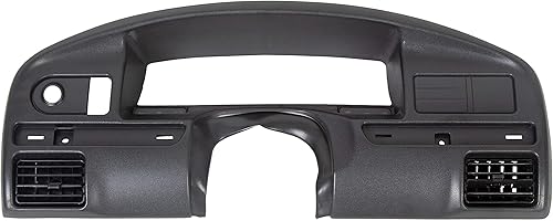 HECASA Cubierta de bisel del panel de tablero compatible con Ford F250 F350 Bronco 1992-1997 Reemplazo para F2TZ-15044D70-A (solo motores de