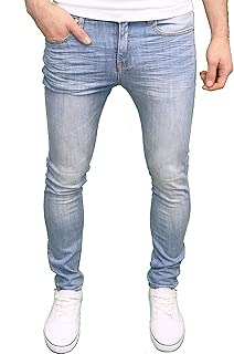 526Jeanswear Mens Designer Stretch Skinny Fit Jeans