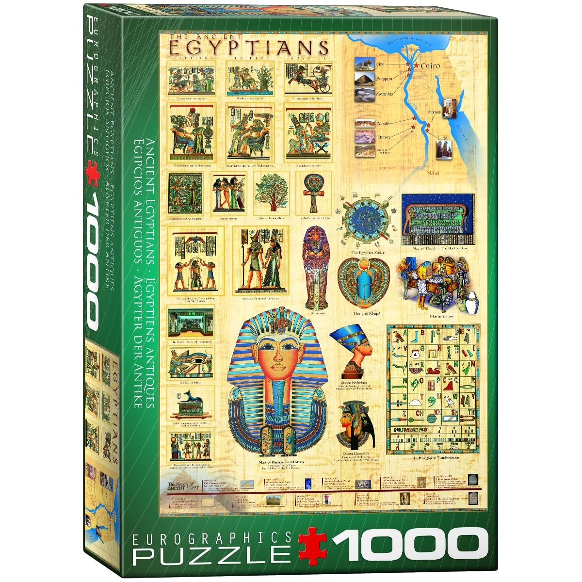 Amazon.com: EuroGraphics Egyptians 1000 Piece Puzzle : Toys & Games