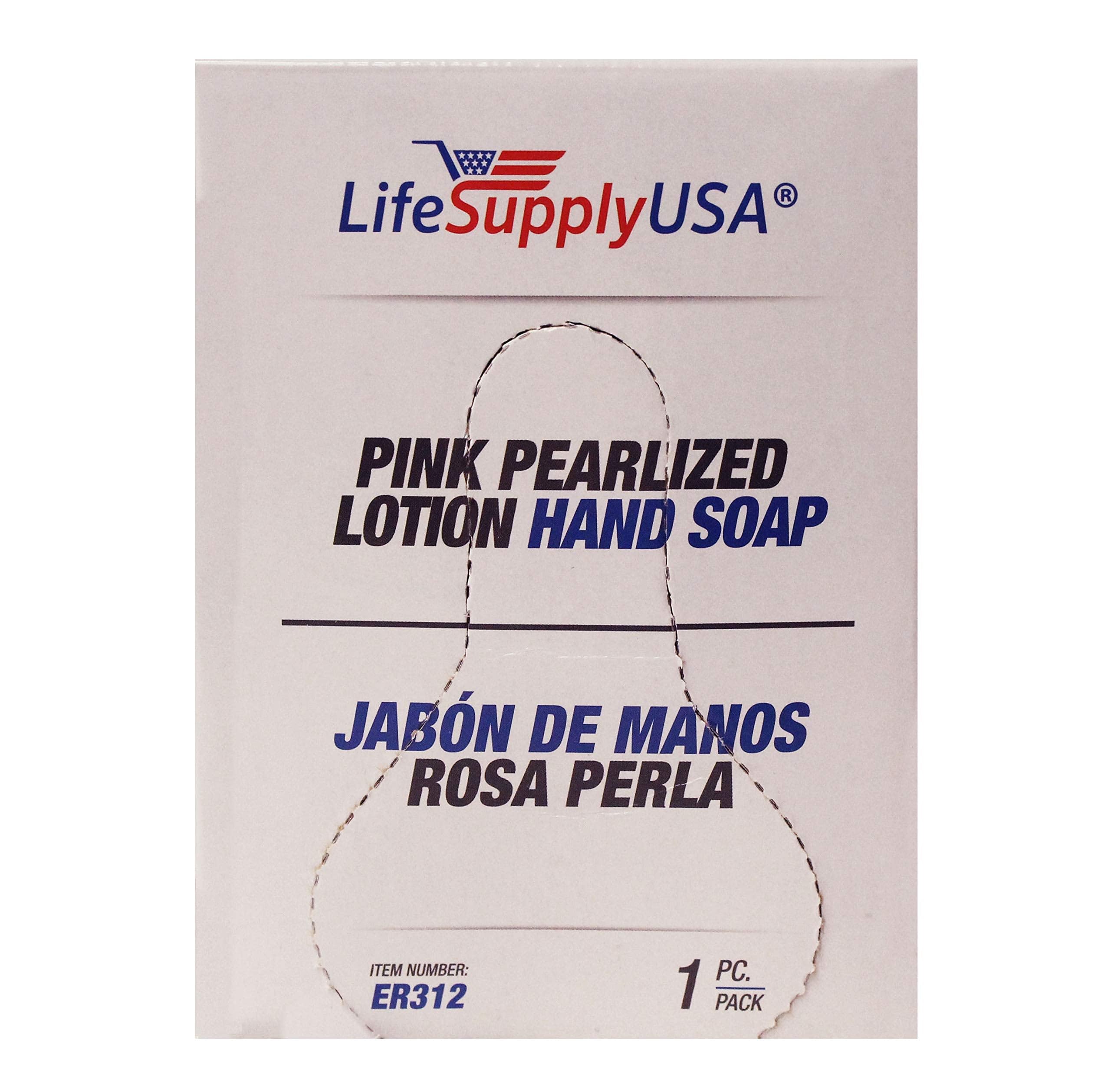 LifeSupplyUSA Jabón para lavar manos (800 ml, 12 unidades), color rosa