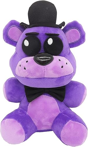 Miniatura 2 de F-N-A-F Plushies Golden Freddy Fazbear - Sombrero morado sombrero negro oso de escarcha de 8 pulgadas en stock de EE UU - 5 noches en Freddys -