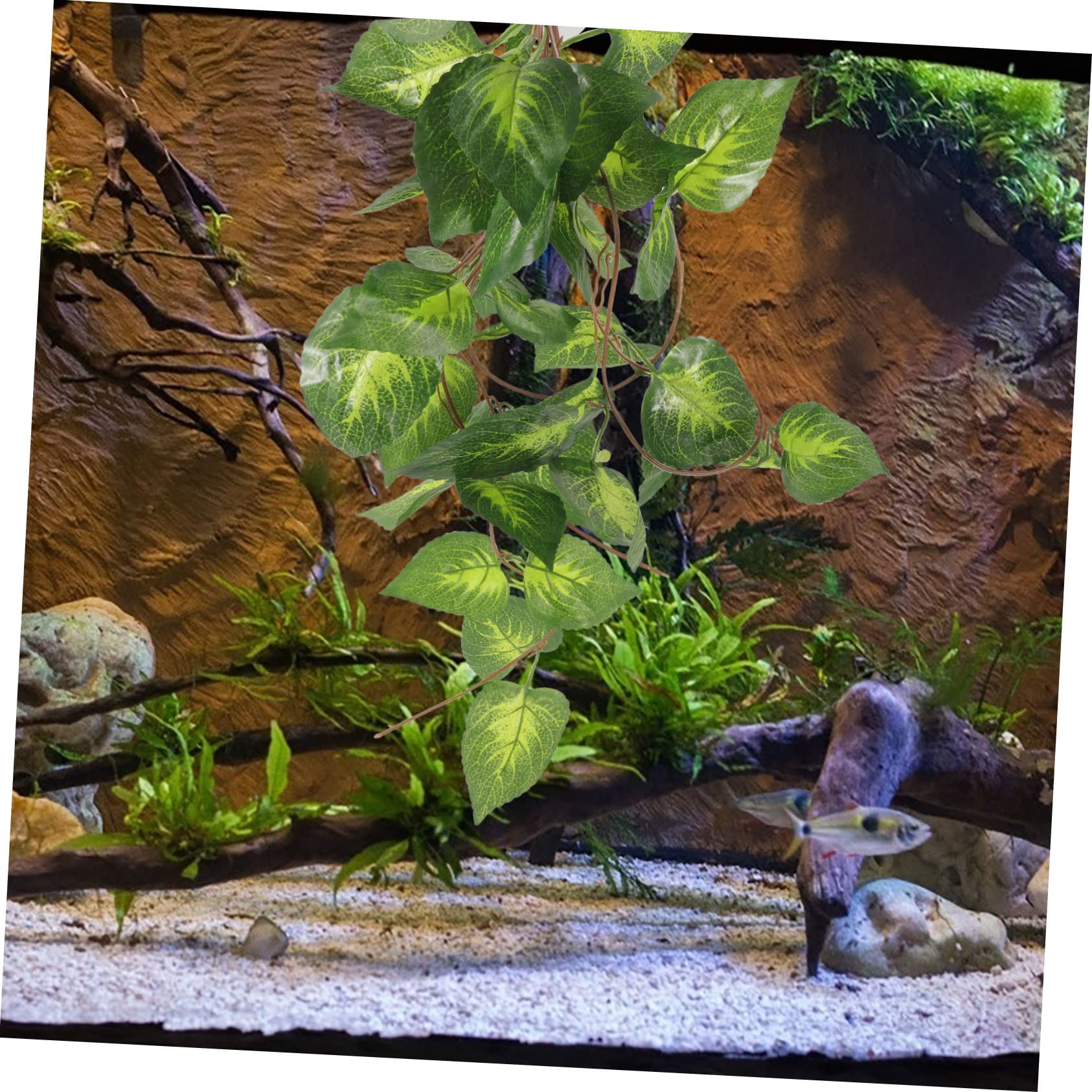 Sosoport 3piezas Artificial De Terrario para Reptiles Decoración Lifelike Simulada para y Terrarios Accesorio para Hábitats De Serpientes y Reptiles Instalación y