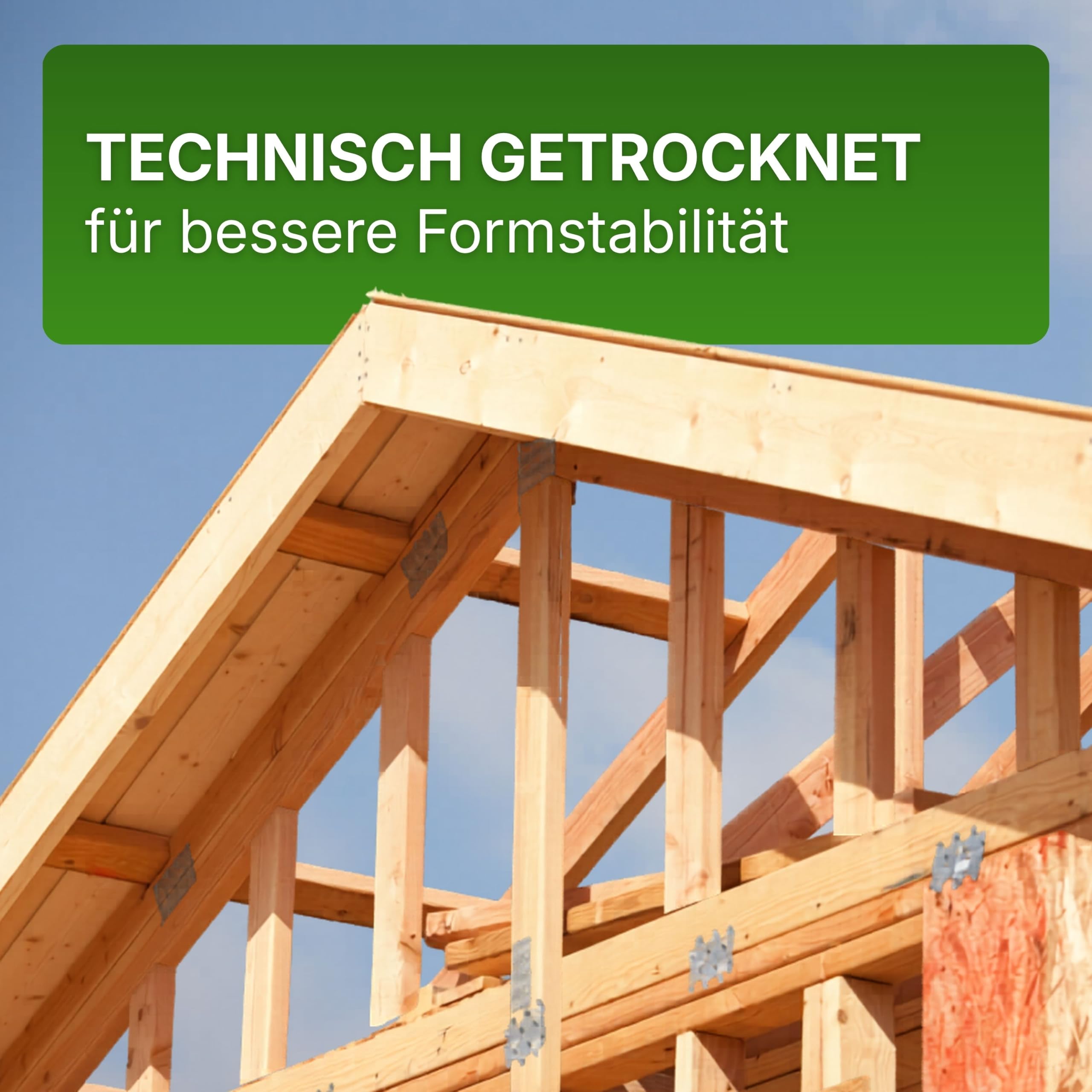 Gartenwelt Riegelsberger Glattkantbrett Lärche Natur 20x142 mm 160 cm – Konstruktionsholz gehobelt & gefast
