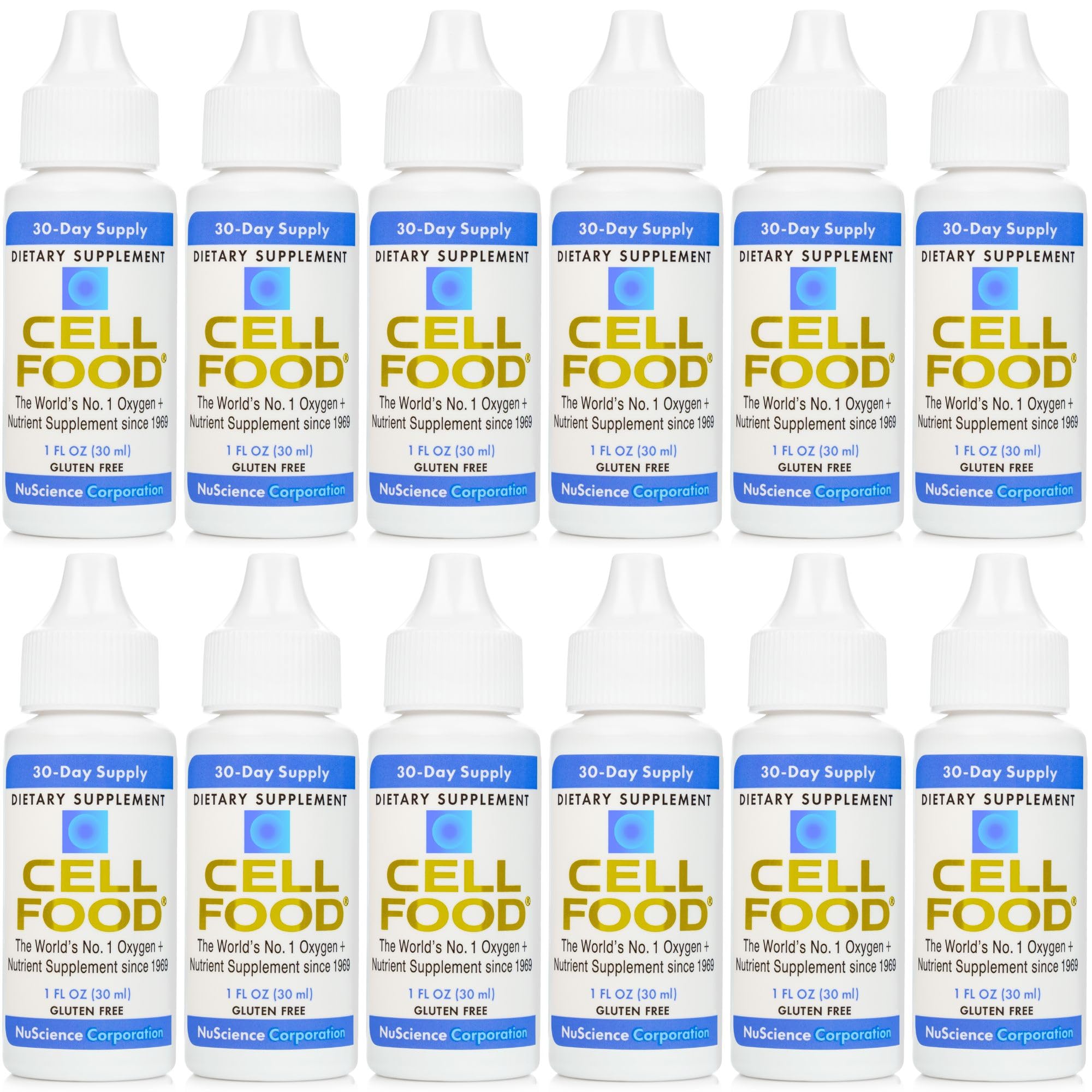 Cellfood Oxygen Boost, 1 fl oz - Liquid Oxygen Supplement for Lymphatic Drainage, Altitude Sickness, Jet Lag, Fatigue, Headaches, Hangovers & Energy - Gluten Free, Cert. Kosher - Makes Over 22 Quarts — Amazon image 8