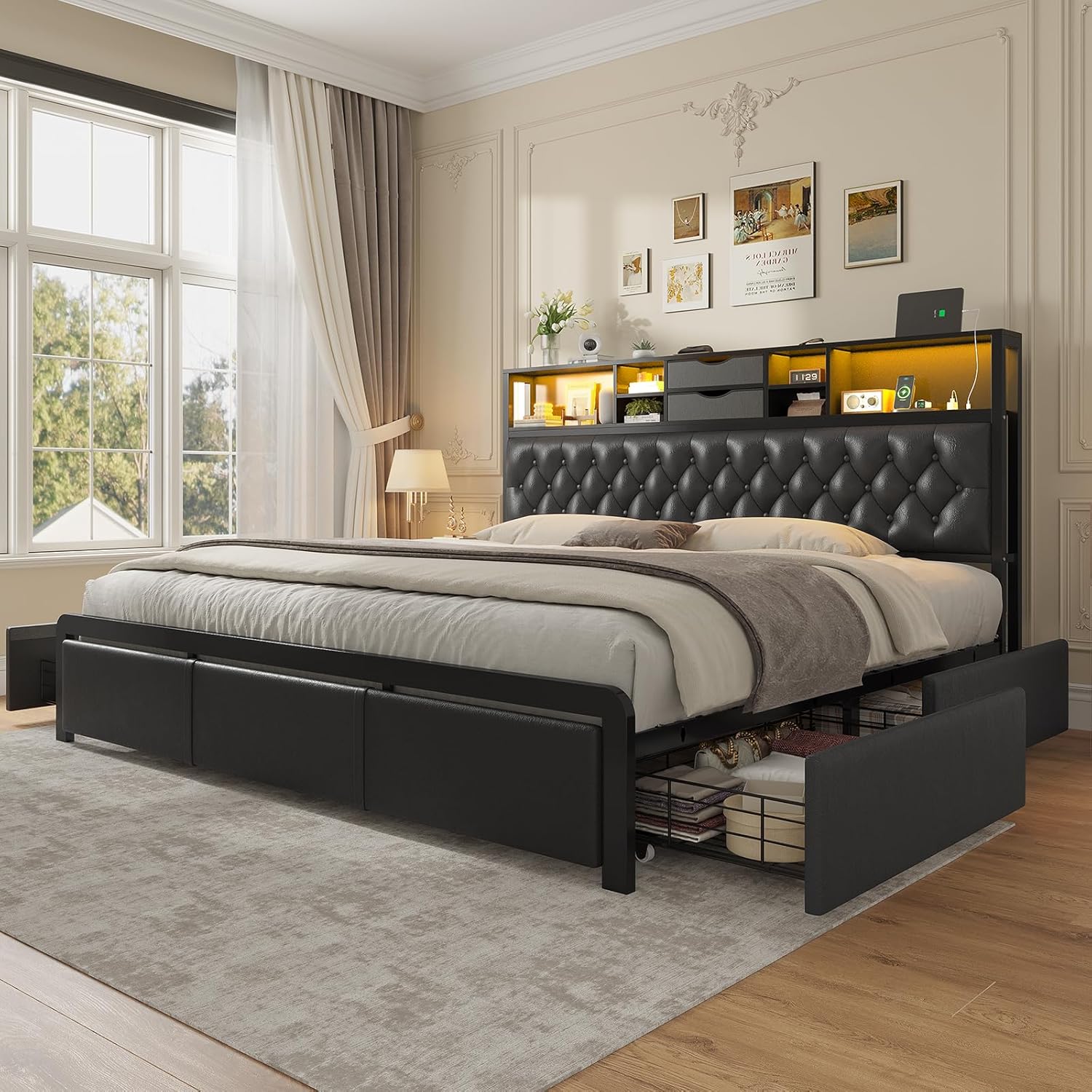 Black-4 Drawers Black-4 Drawers