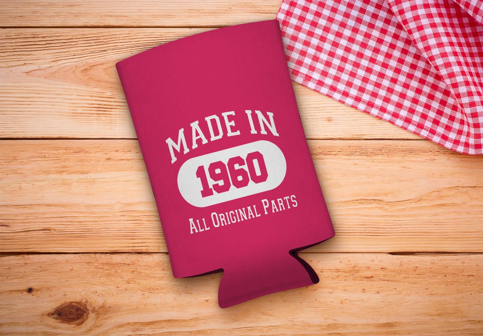 65th Birthday Gifts For Women Made In 1960 2-Pack Ultra Slim Can Thermocoolers