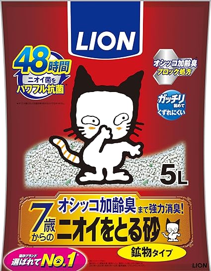ニオイをとる砂 7歳以上用 鉱物タイプ(5L)