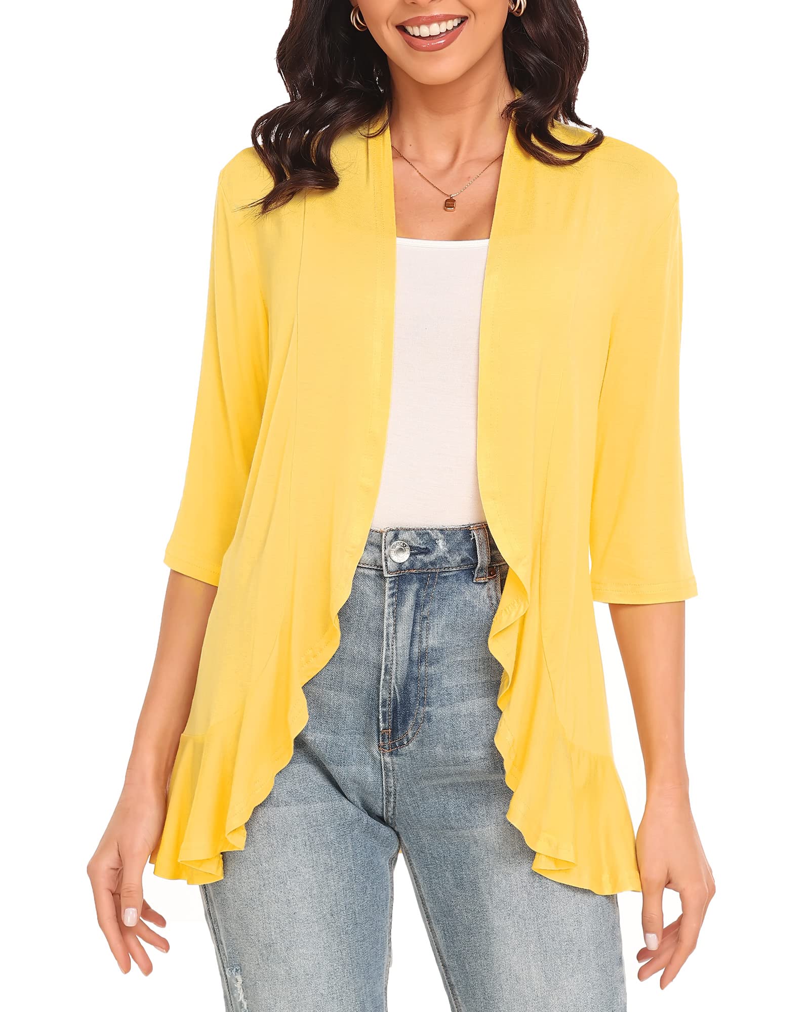 Argstar Women's 3/4 Sleeve Cardigan (S-3XL)
