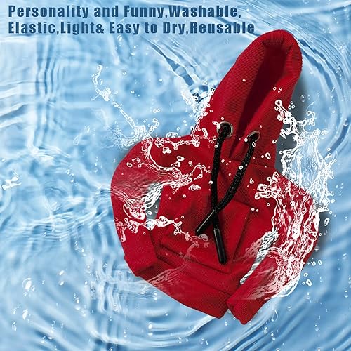 Miniatura 4 de Funda para palanca de cambios de automóvil, sudadera con capucha con perilla de palanca de cambios de automóvil, funda para pomo de palanca de