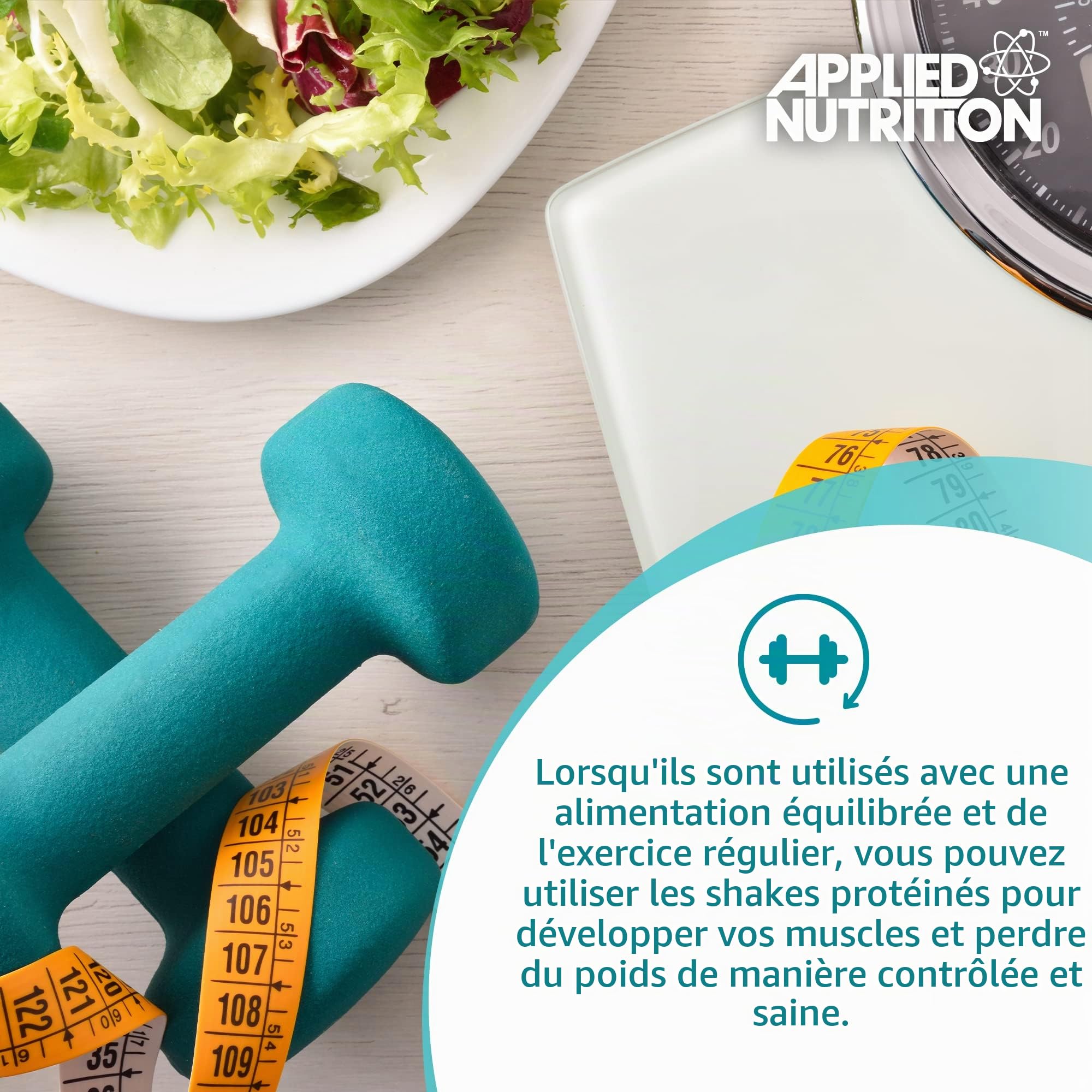 Applied Nutrition Diet Whey (1000g) Crème glacée à la vanille - Protéines - Mélange de protéines de lactosérum