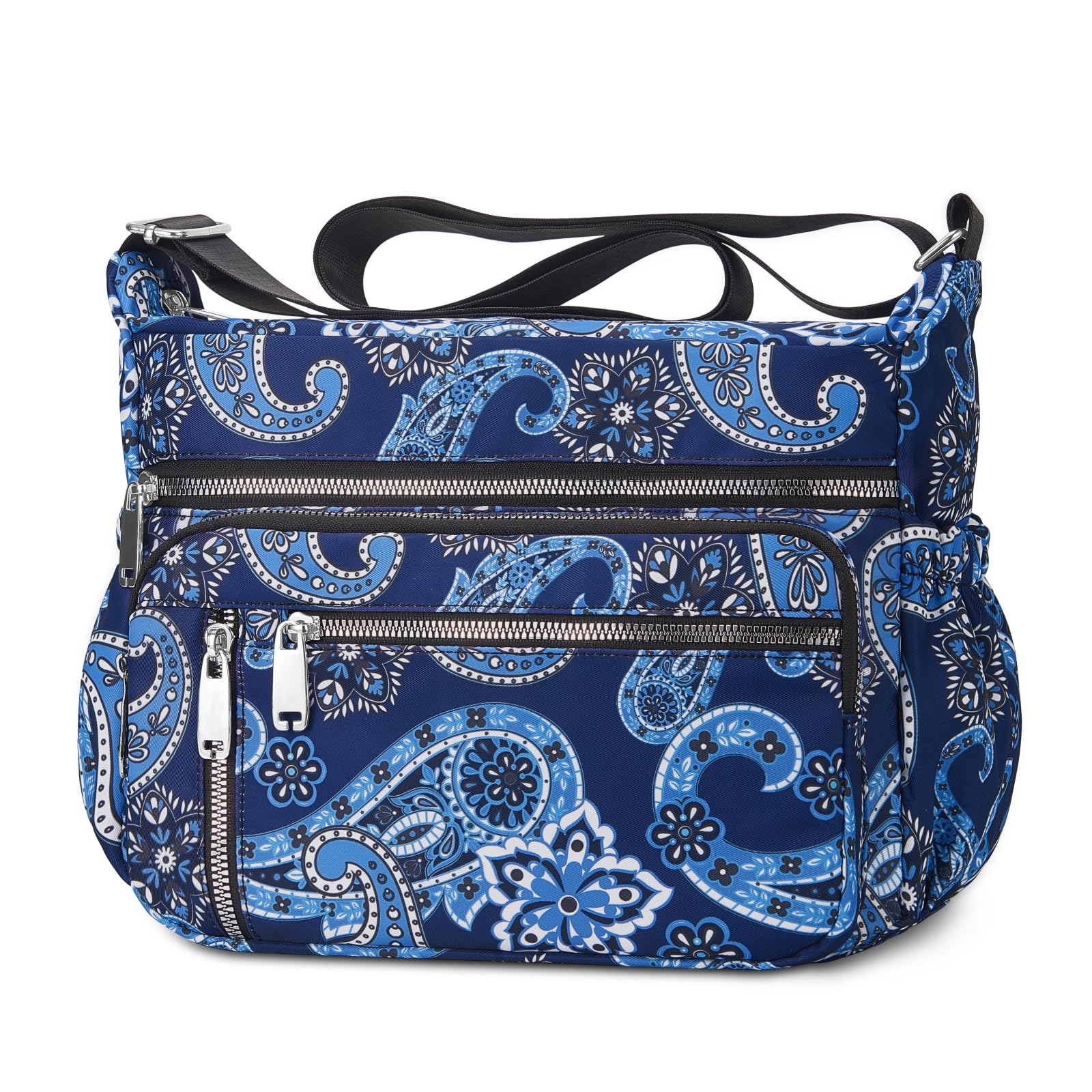 NPBAG Crossbody Bag for Women, Shoulder Purse Handbag Messenger Bag, Trendy Pocketbooks, Waterproof and Multi-Pockets