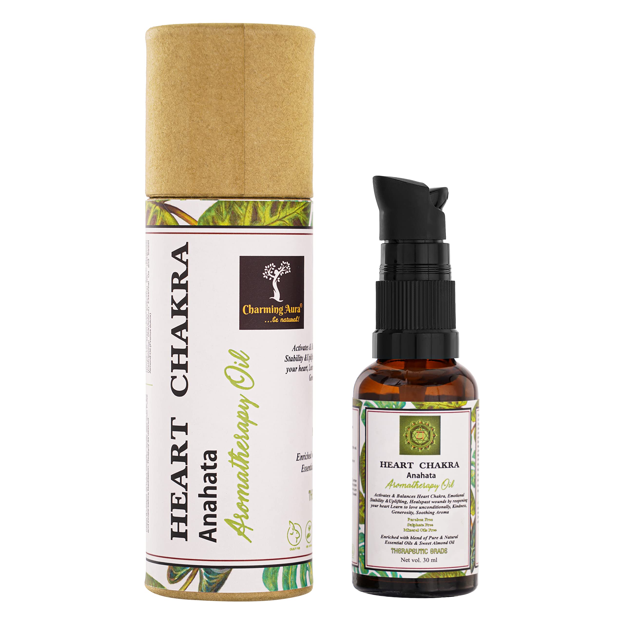 Charming Aura - Heart Chakra Healing & Balancing Aromatherapy Oil- Blend of Pure & Natural Essential Oils - 30ml (Heart Chakra) (B0B9HWCP23) Amazon Price History, Amazon Price Tracker