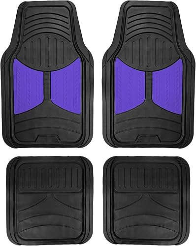 Miniatura 2 de FH Group Monster Eye - Juego completo de alfombrillas de goma con forro de vinilo recortable para maletero  alfombrilla de carga negra, se adapta a