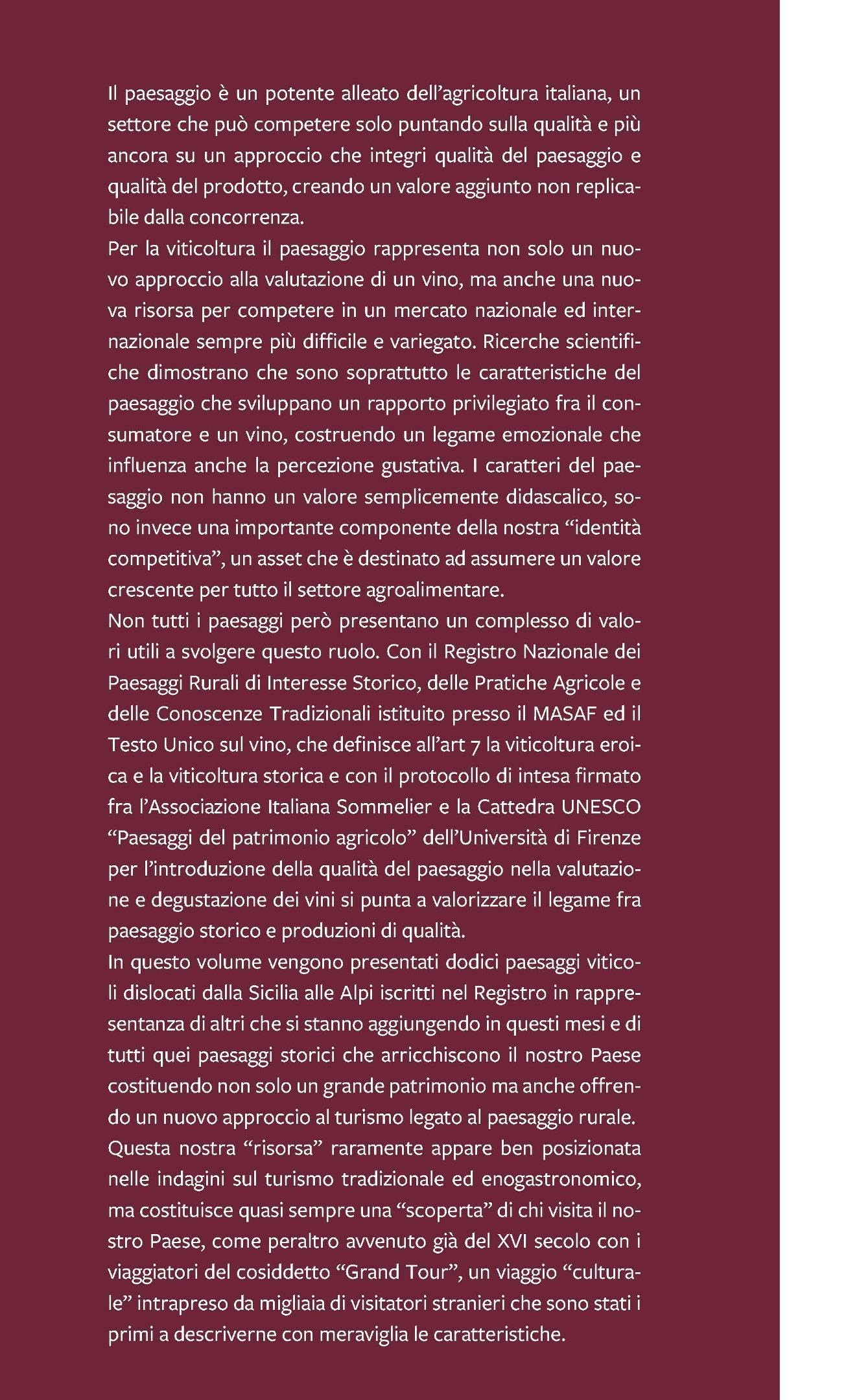Viticoltura storica ed eroica. I paesaggi rurali storici d'Italia. Ediz. a colori