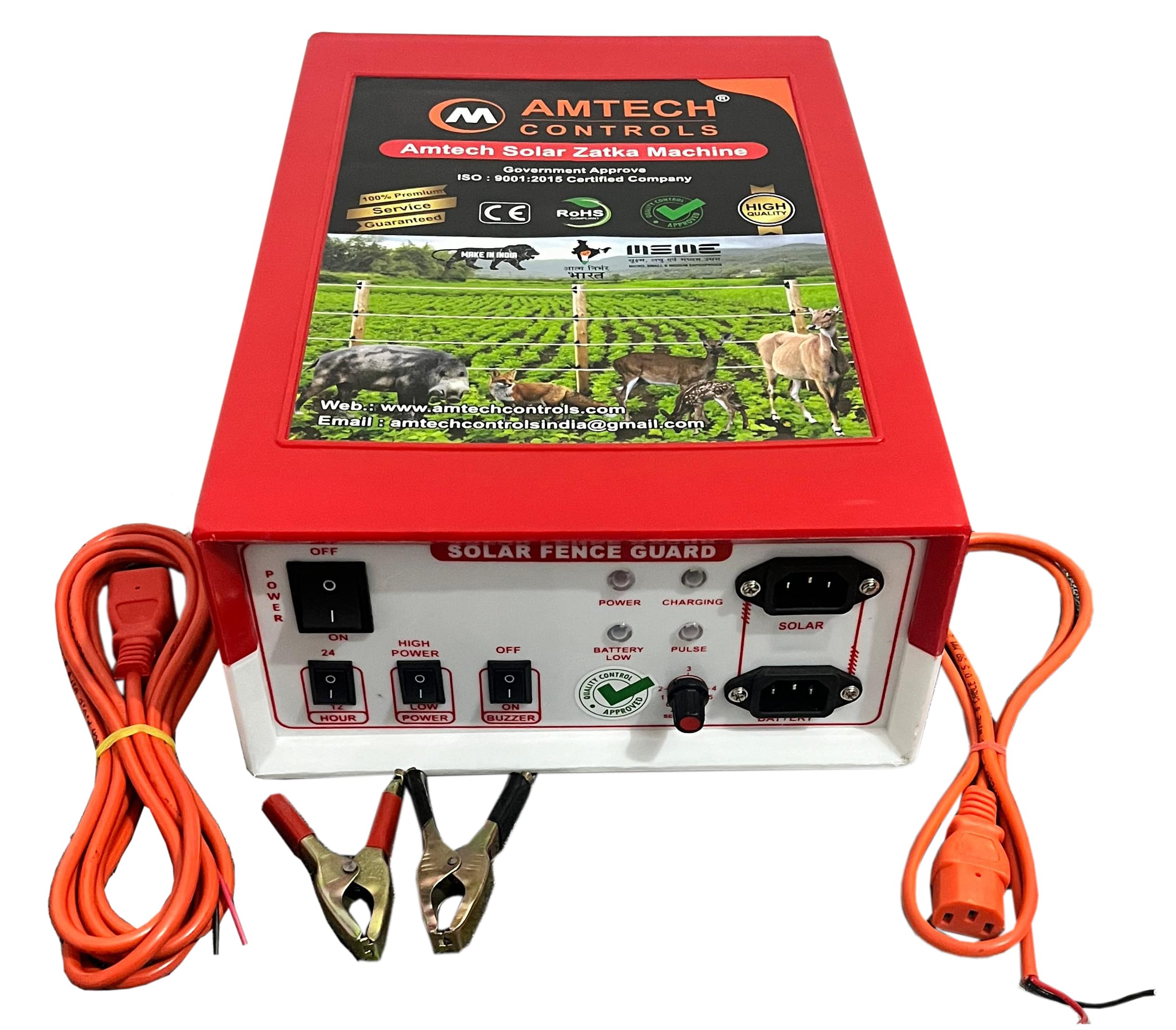 Amtech Controls Solar Zatka Machine Fence Energizer Agricultural Farms 40 Acre Area (B0D7HVJPVL) Amazon Price History, Amazon Price Tracker