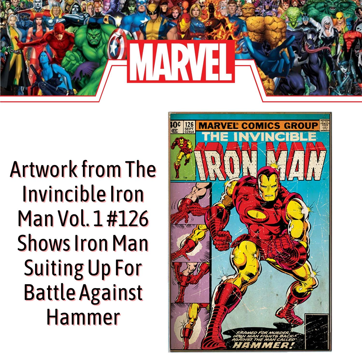 Amazon.com: Silver Buffalo Marvel The Invincible Iron Man Vol. 1