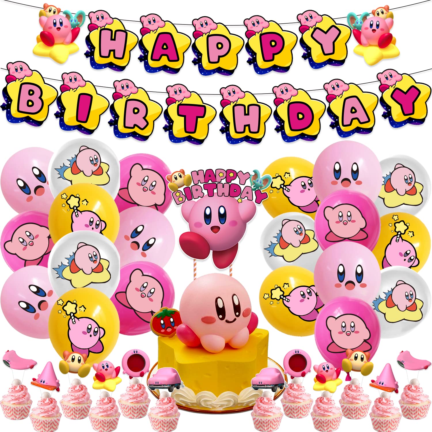 Buy Kirbystar Birthday Party Decorations, Kirbystar Party Supplies