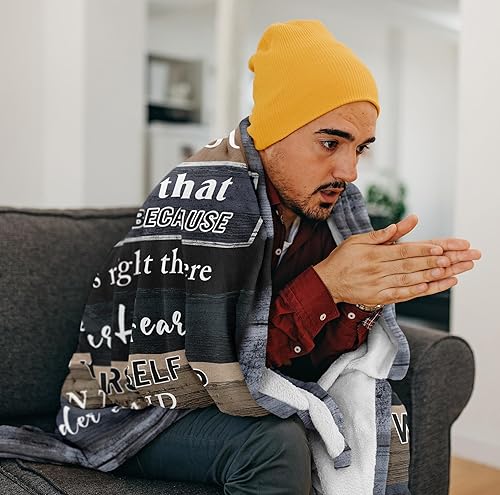 Miniatura 3 de Regalos para hermano, manta de regalo para hermano, 60 x 50 pulgadas, cumpleaños para él de parte de hermana Bro, manta de regalo de cumpleaños,