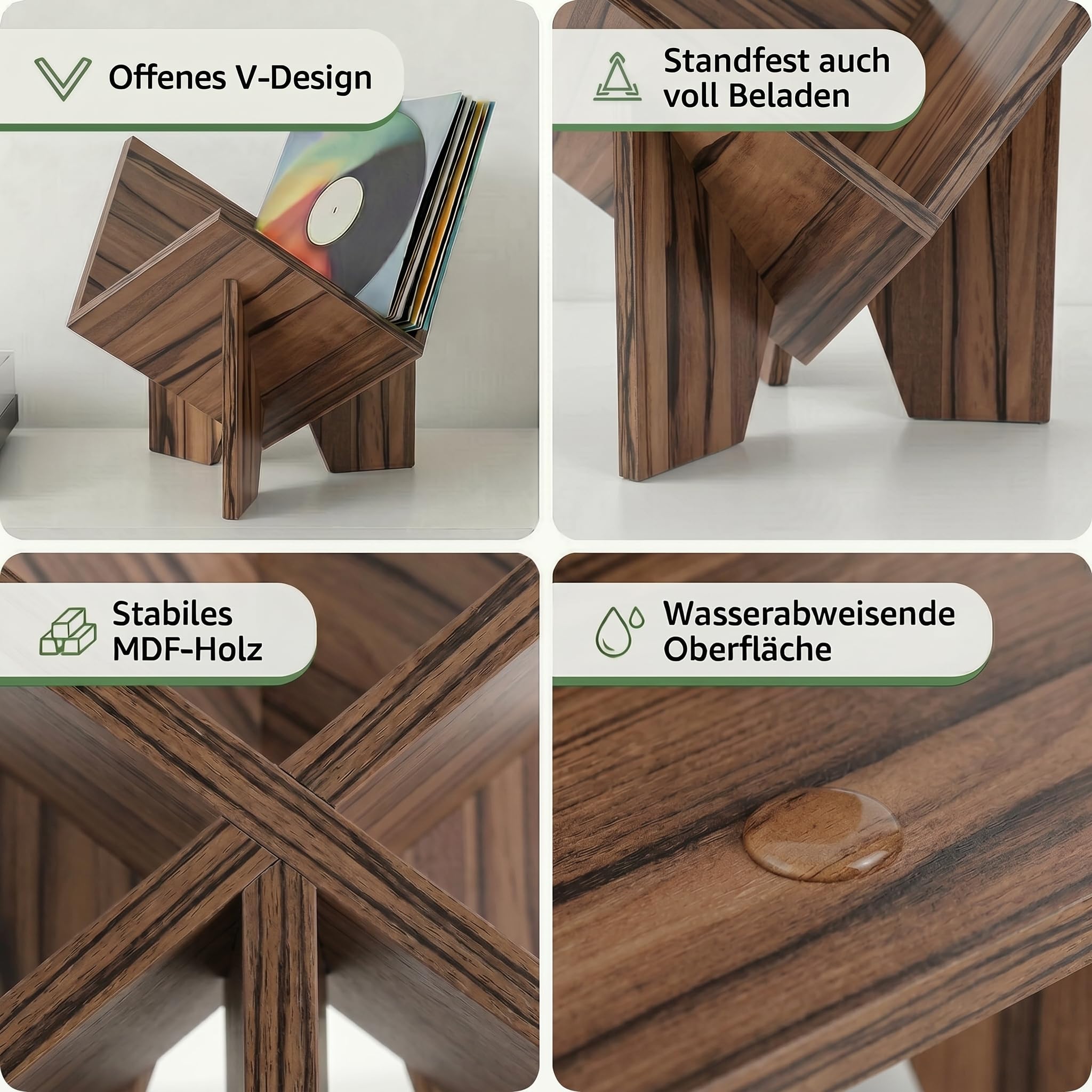 Mobiletto Per Vinili Zomo Vs-Box Space Zebrano