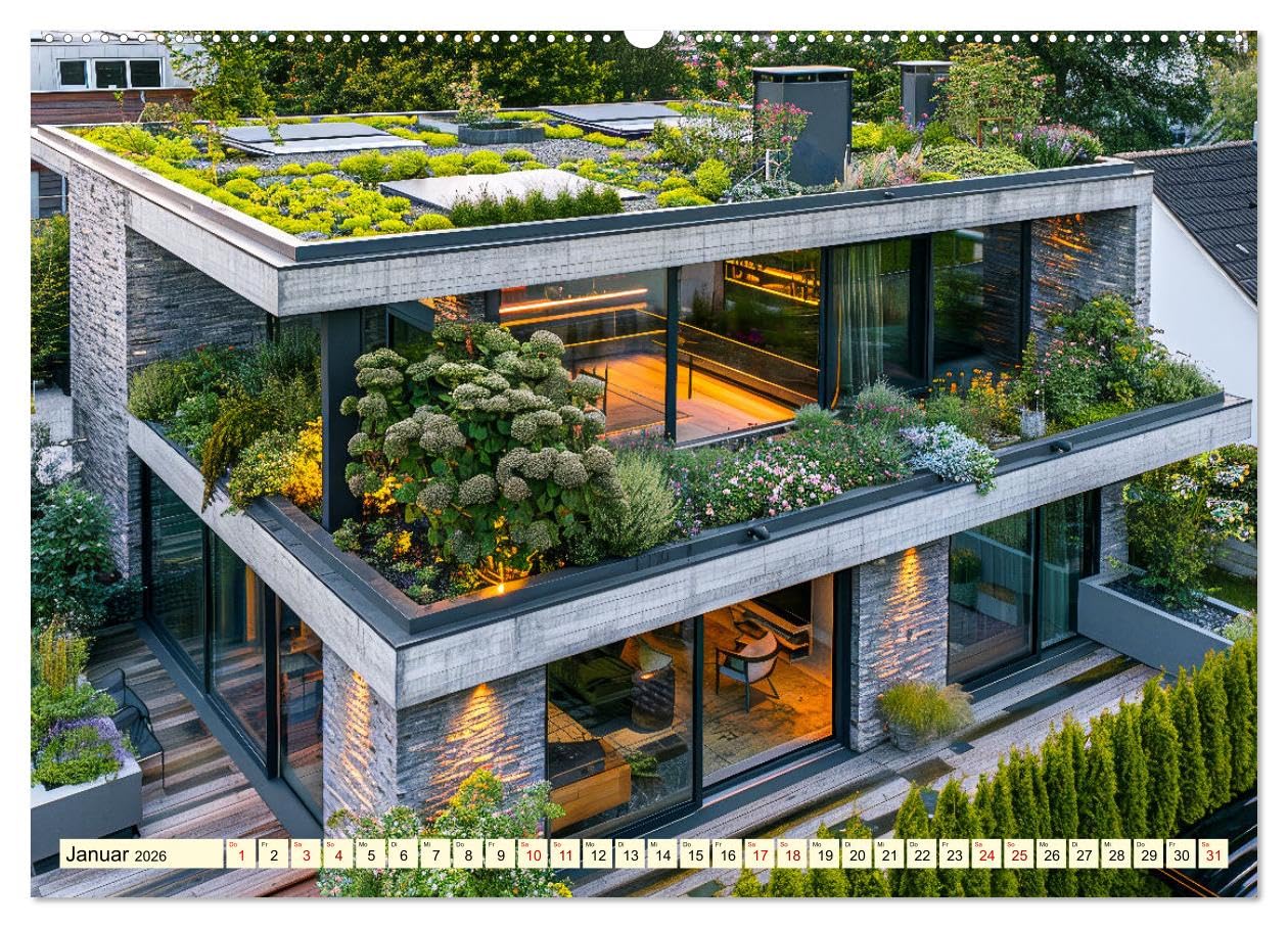 Biophilic Design - Verbundenheit mit der Natur (hochwertiger Premium Wandkalender 2026 DIN A2 quer), Kunstdruck in Hochglanz: Orte schaffen, die Menschen glücklicher machen. (CALVENDO Orte)