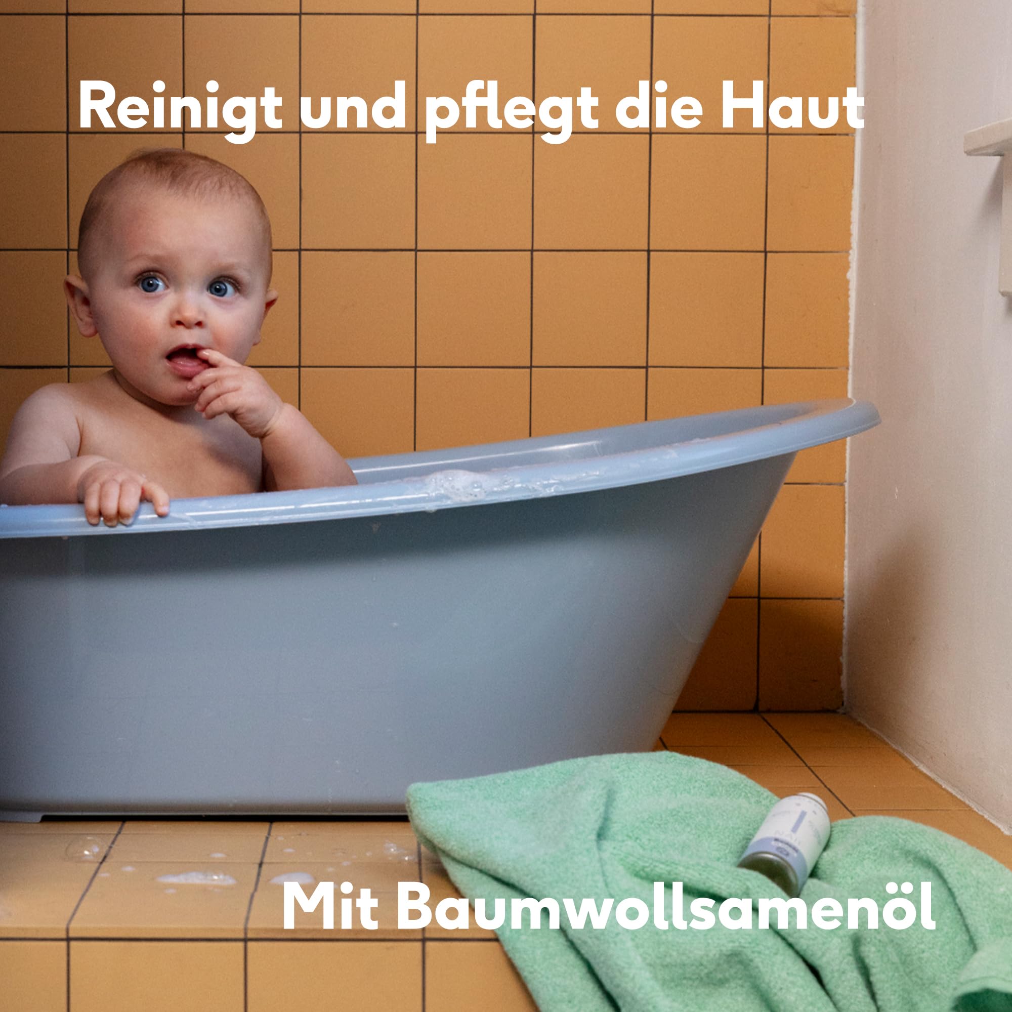 Naïf Mildes Badeöl - 100 ml - für Baby und Kind - Natürliche Inhaltsstoffe - 100% Vegan (Packung mit 2)