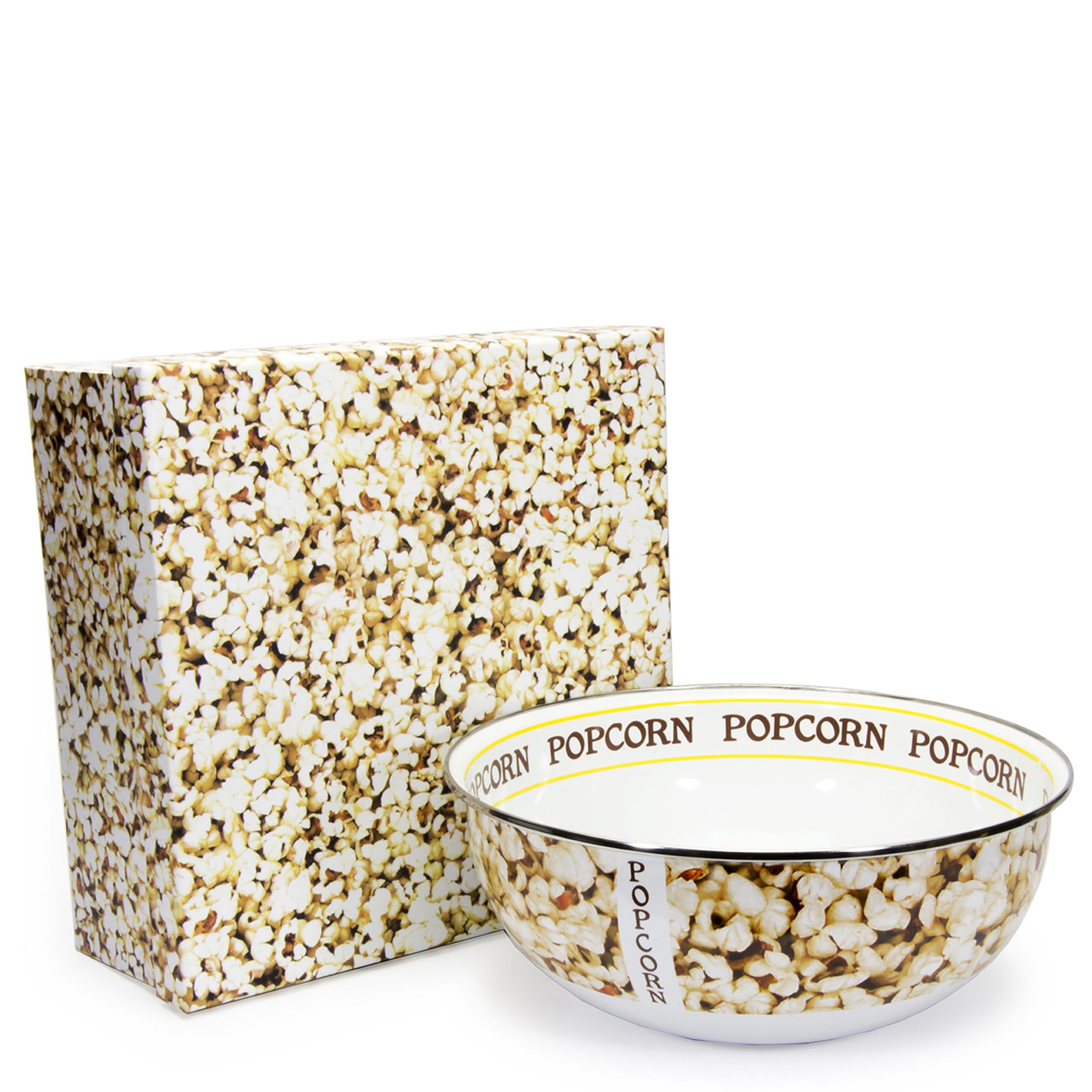 Golden Rabbit Enamelware - Popcorn Gift Bowl (Popcorn)