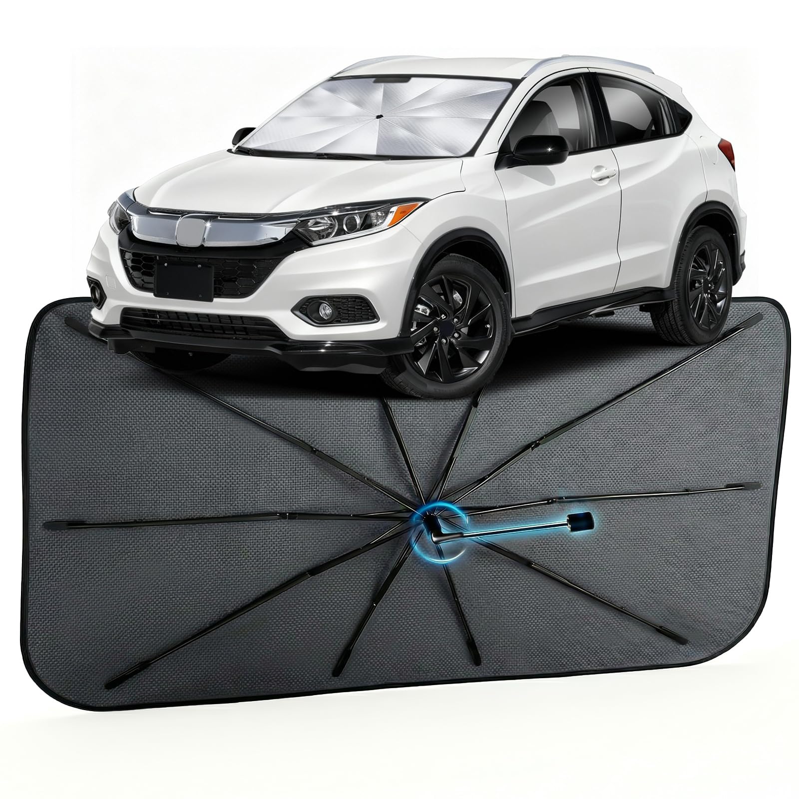 Car Windshield Sun Shade Umbrella for Honda HR-V 2016-2022, 1:1 Fit