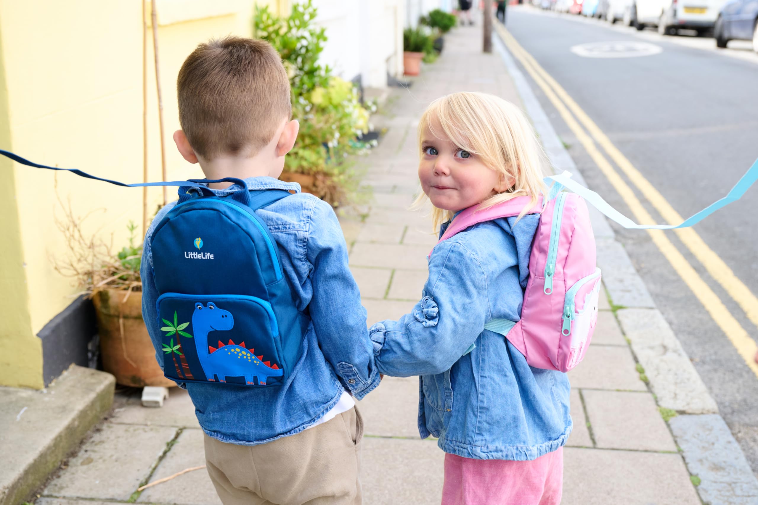 LittleLife Przyjazne twarze zwierzę maluch plecak z bezpiecznym wodzem