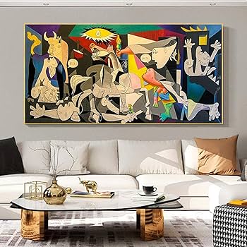 Amazon.co.jp: ピカソの絵 ピカソのゲルニカ キャンバス絵画