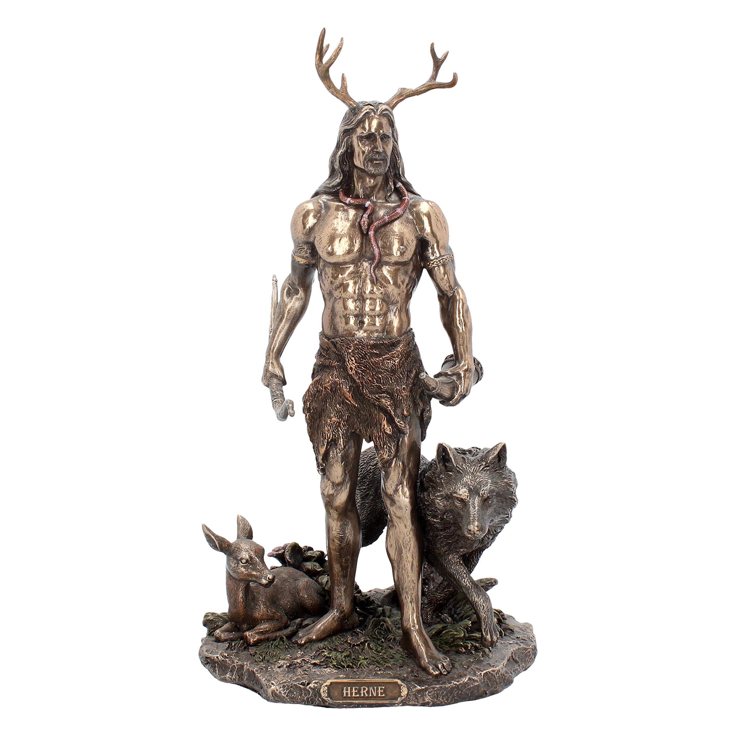 Nemesis Now Herne and Animals Figurine 38cm Bronze