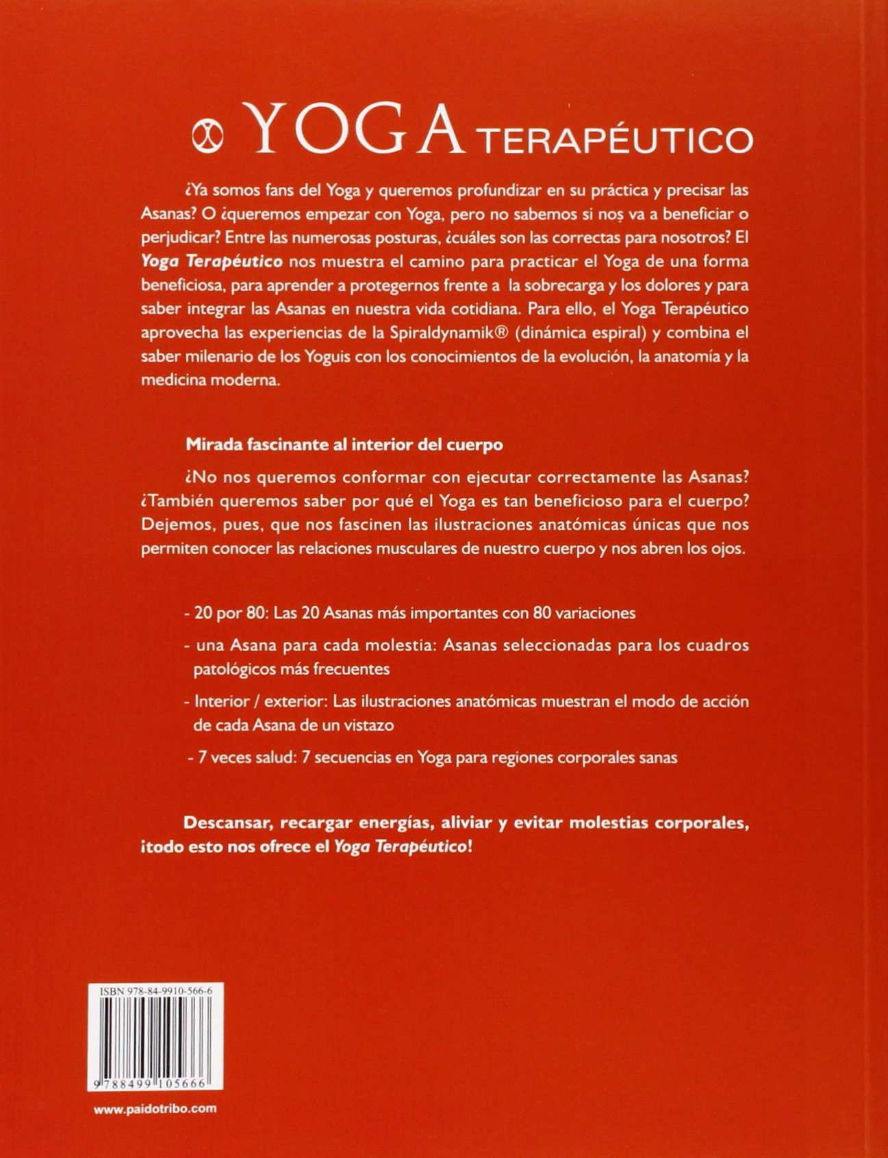 Yoga terapéutico : ejercicios con posturas anatómicamente correctas