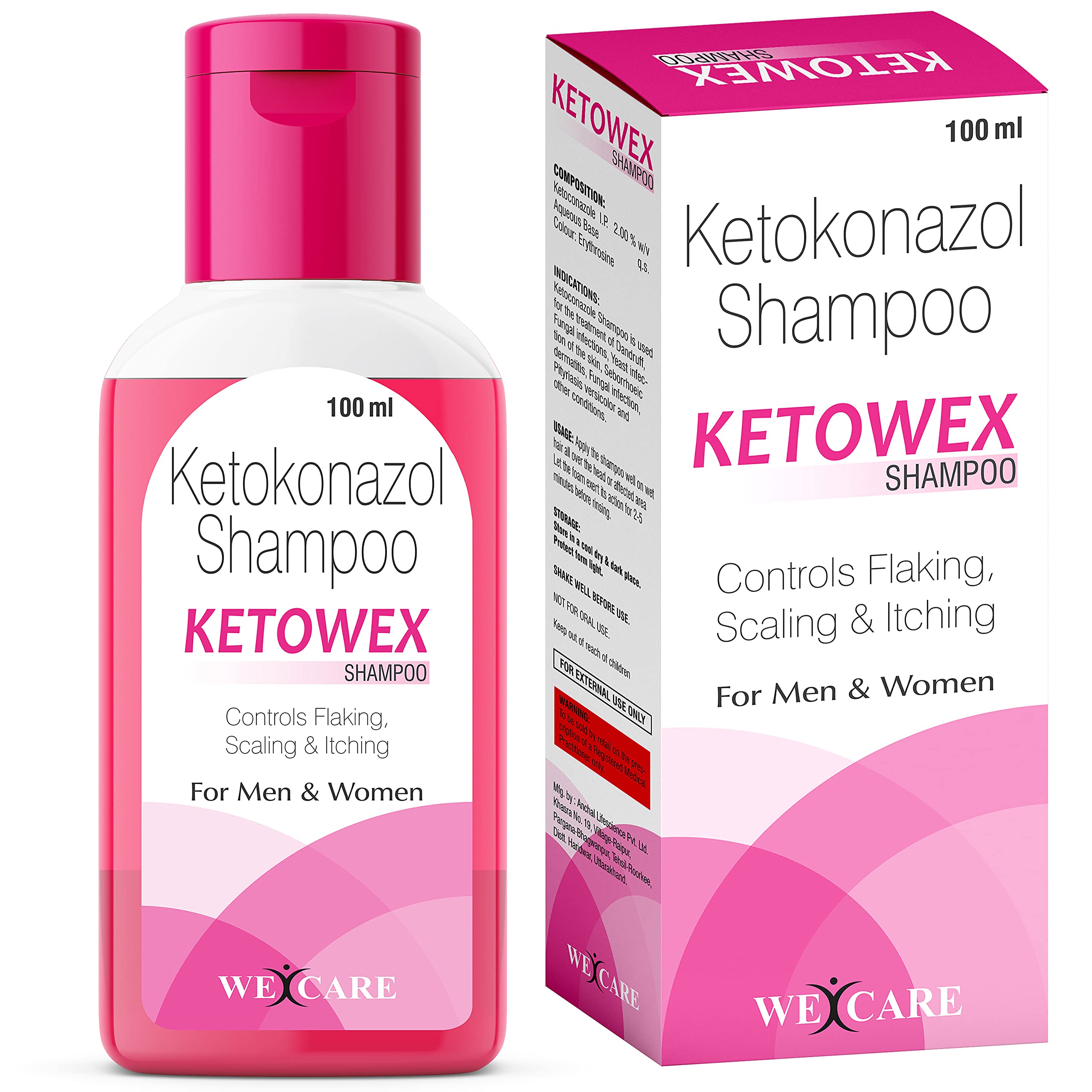 Buy WEXCARE Anti Dandruff Shampoo, Clears away dandruff flakes