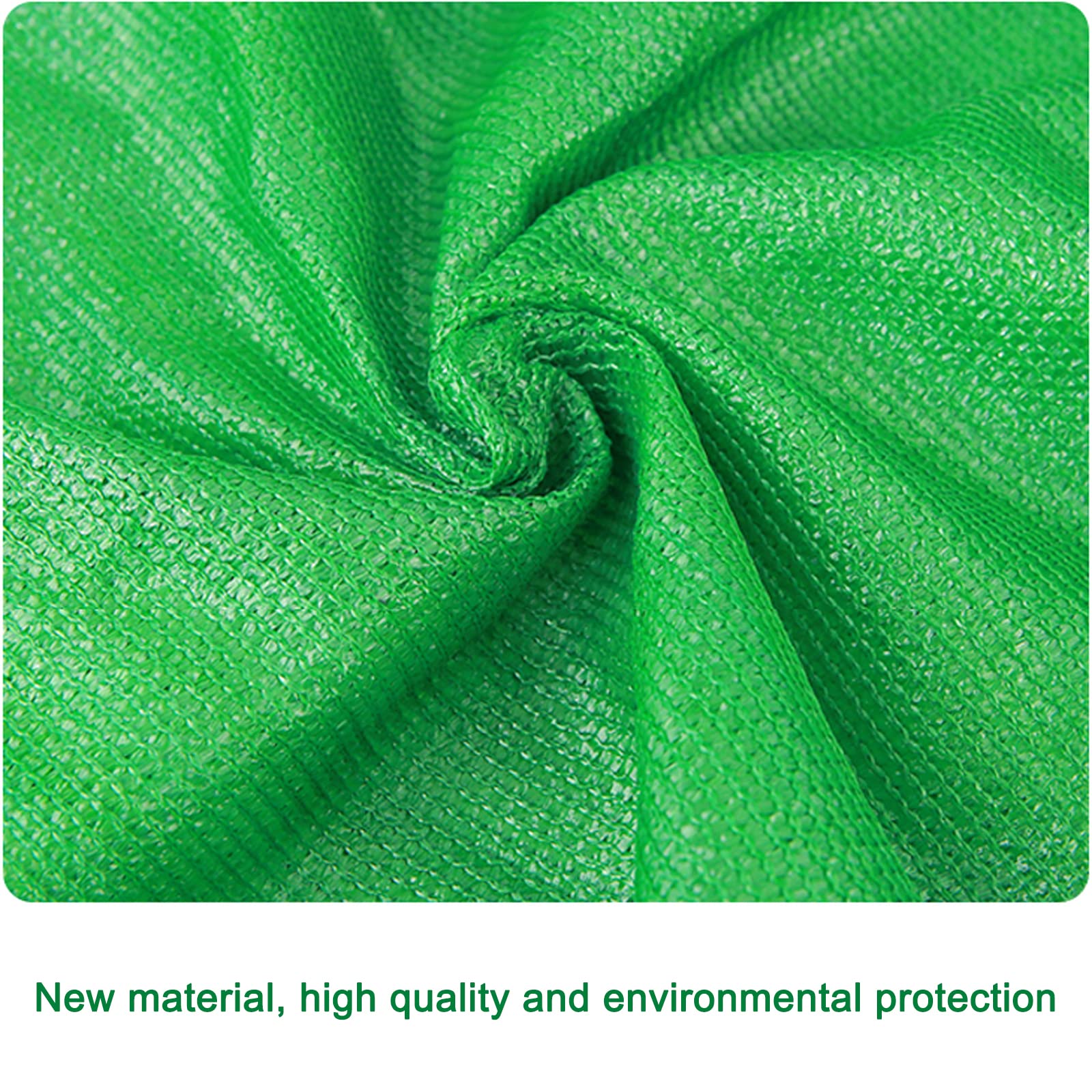 Malla Sombreadora,75%-80% Red de Sombreado,Transpirable Sun Shade Net,Red de Sombra,Sombra Paño Verde,para Cochera,Patio,Jardín,Invernadero,Personalizable (5x6m/16.4x19.7ft)